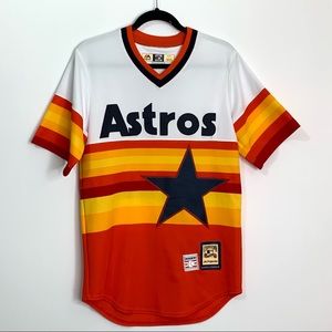 Throwback Cooperstown Majestic Astros Nolan Ryan Jersey #34 Small